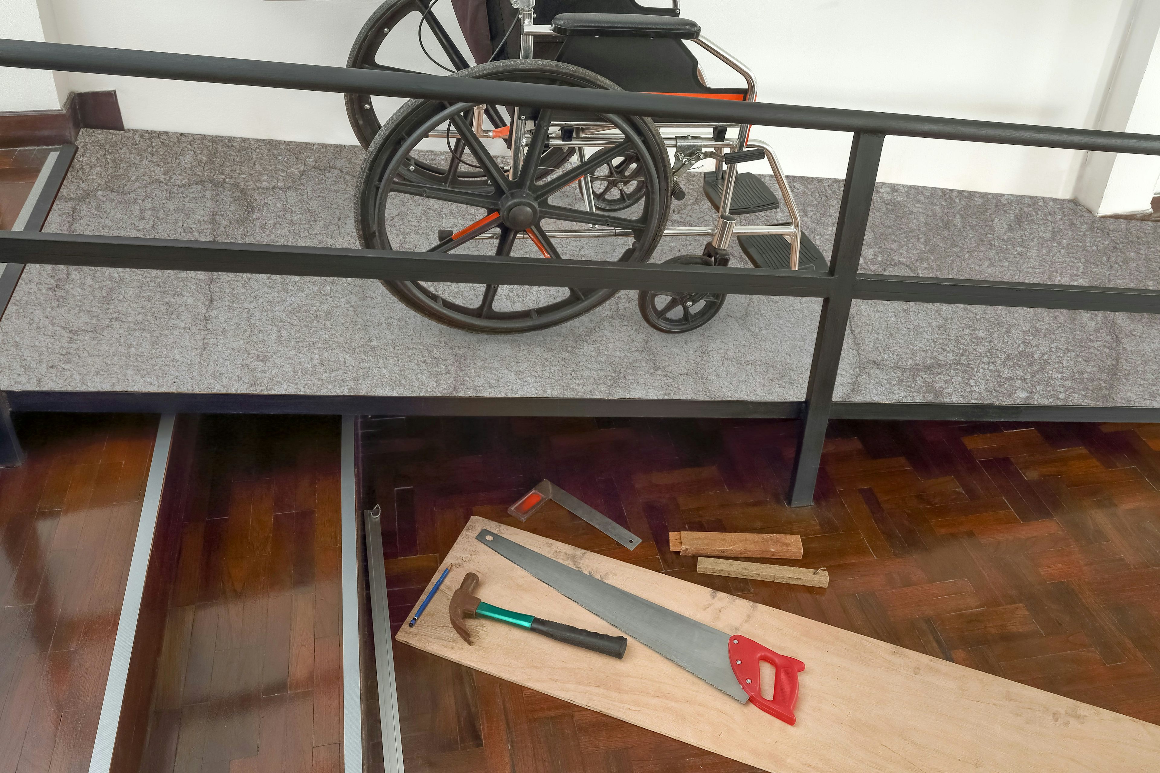 Rollstuhlrampe? » Für Hauseingang • Treppe • Terassentür